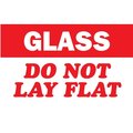 Decker Tape Products Label, DL1171, GLASS-DO NOT LAY FLAT, 3" X 5" DL1171